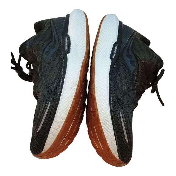 Saucony Triumph 19 Running Shoes Sneakers Women's Size 11 Black White S10678-12 - Picture 5 of 8